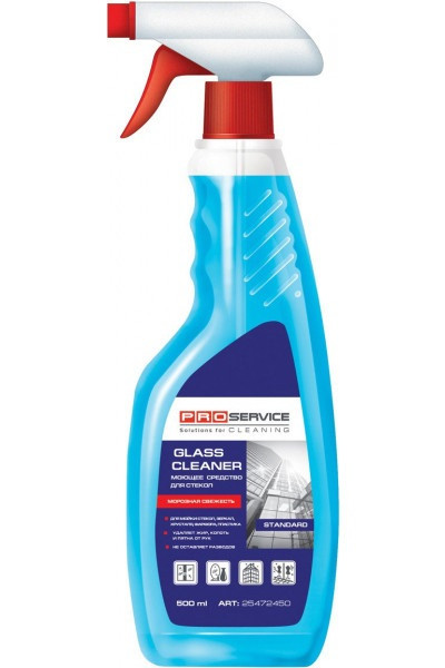 Засіб для миття скла PRO SERVICE 0,5л. (4823071619720)